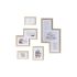 Ramă foto de Perete DKD Home Decor Urban Geam Natural Multicolor Lemn MDF (40 x 1,5 x 50 cm)