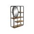 Raft DKD Home Decor Lemn Metal Lemn MDF 39,5 x 13,5 x 60 cm