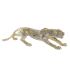 Figură Decorativă DKD Home Decor Leopard Rășină Colonial (82,5 x 23 x 21 cm)