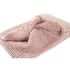 Pătură DKD Home Decor 150 x 200 x 2 cm Roz Scandinav