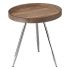 Masa laterală DKD Home Decor Oțel Lemn MDF (45,8 x 45,8 x 47,5 cm)