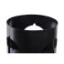 Suport pentru umbrele DKD Home Decor 19 x 47 cm Alb Negru Oțel Umbrelă 19 x 19 x 47 cm (2 Unități)