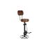 Taburet DKD Home Decor Maro Negru Metal 45 x 45 x 118 cm