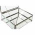 Casetă de Bijuterii DKD Home Decor Transparent Argintiu Metal Geam 25 x 21 x 10 cm