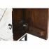 Mobilă TV DKD Home Decor 180 x 40 x 60 cm Negru Metal Alb Lemn de mango