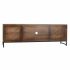 Mobilă TV DKD Home Decor 180 x 40 x 60 cm Negru Metal Alb Lemn de mango