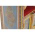 Noptieră DKD Home Decor Roșu Multicolor Lemn de mango Lemn MDF 48 x 36 x 74 cm