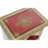 Noptieră DKD Home Decor Roșu Multicolor Lemn de mango Lemn MDF 48 x 36 x 74 cm