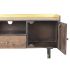 Mobilă TV DKD Home Decor Maro închis Metal Lemn de mango (130 x 45 x 60 cm)