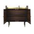Raft DKD Home Decor Negru Auriu* Metal Maro închis Lemn de mango 4 Rafturi (90 x 35 x 200 cm)