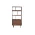 Raft DKD Home Decor Negru Auriu* Metal Maro închis Lemn de mango 4 Rafturi (90 x 35 x 200 cm)