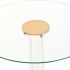 Masa laterală DKD Home Decor Auriu* Metal Acrilic (42 x 42 x 60 cm)