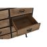 Dulap cu Sertare DKD Home Decor Brad Negru Metal Maro (80 x 40 x 95 cm)