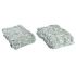 Pătură DKD Home Decor 150 x 125 x 1 cm Verde (2 Unități)