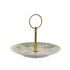 Fructieră DKD Home Decor Verde Bej Metal Porțelan Tradiţional 27 x 27 x 34 cm
