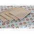 Față de masă și șervete DKD Home Decor 2 Unități 150 x 150 x 0,5 cm Gri Albastru celest