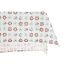 Față de masă și șervete DKD Home Decor 2 Unități 150 x 150 x 0,5 cm Gri Albastru celest