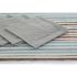 Față de masă și șervete DKD Home Decor 2 Unități 150 x 150 x 0,5 cm Gri Albastru celest