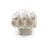 Set de Căni de Cafea DKD Home Decor Verde Bej Metal Dolomite 180 ml