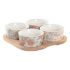 Tavă pentru gustari DKD Home Decor 19,7 x 19,7 x 1 cm Verde Gresie