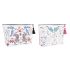 Trusă DKD Home Decor Bej Alb Multicolor Modern (33 x 8 x 21 cm) (2 Unități)