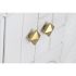 Servantă DKD Home Decor Romb Alb Alamă Lemn de mango (157 x 43 x 84 cm)