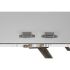 Servantă DKD Home Decor Gri Auriu* Metal Alb Lemn de mango (152 x 43 x 84 cm)
