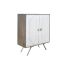 Servantă DKD Home Decor Gri Auriu* Alb Alamă Lemn de mango (93 x 41 x 114 cm)