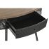 Consolă DKD Home Decor 90,5 x 39 x 78 cm Brad Negru Metal Maro