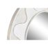 Oglindă de perete DKD Home Decor Alb Geam Lemn de mango Modern Romb 154 x 4 x 92 cm