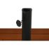 Bază pentru Umbrelă de Soare DKD Home Decor Natural Negru Metal Granit Beton (48 x 48 x 39 cm)