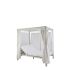 Pat pentru Grădină DKD Home Decor Alb Aluminiu (148 x 188 x 205 cm)