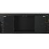 Masa laterală DKD Home Decor 95 x 26 x 79 cm Brad Negru Auriu* Metal Alb Lemn MDF