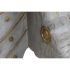 Consolă DKD Home Decor Elefant Alb Gri Auriu* Alamă Lemn de mango 80 x 30 x 96 cm