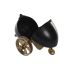Stolní hodiny DKD Home Decor 20,5 x 20,5 x 21,5 cm Negru Auriu* Aluminiu Rășină Colonial