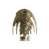 Vază DKD Home Decor Geam Bej Auriu* Aluminiu (28 x 11 x 45 cm)