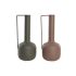 Vază DKD Home Decor 16 x 16 x 38 cm Aluminiu (2 Unități)