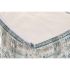 Puff DKD Home Decor Casablanca Albastru Franjuri 40 x 40 x 40 cm