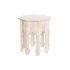 Masa laterală DKD Home Decor 49 x 49 x 53,5 cm Maro Alb Lemn de mango