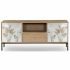 Mobilă TV DKD Home Decor Metal Lemn de mango (140 x 40 x 50 cm)