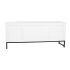 Mobilă TV DKD Home Decor Alb Bej Gri Multicolor Ceramică Lemn de mango 130 x 40 x 56 cm