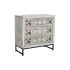 Comodă DKD Home Decor Ceramică Gri Alb Lemn de mango (80 x 38 x 80 cm)