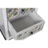Dulap cu Sertare DKD Home Decor Alb Gri Ceramică Lemn de mango Indian 45 x 35 x 107 cm