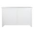Servantă DKD Home Decor 165 x 45,7 x 105,4 cm Geam Gri Alb Maro închis Lemn de mango