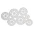 Decorațiune de Perete DKD Home Decor Alb Lemn MDF (120 x 1,5 x 70 cm)