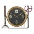 Ceas de Perete DKD Home Decor supape Geam Auriu* Fier (50,5 x 12 x 73 cm)