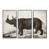 Tablou DKD Home Decor Colonial Rinocer (180 x 4 x 120 cm)