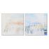 Tablou DKD Home Decor Palmieri 100 x 4 x 100 cm Tropical (2 Unități)