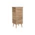 Comodă DKD Home Decor Auriu* Maro Deschis Lemn Lemn de paulownia Lemn MDF Scandi 45 x 40 x 100 cm 42 x 40 x 100 cm
