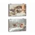 Capace DKD Home Decor Contor Spa Lemn MDF 2 Unități 46,5 x 6 x 31,5 cm